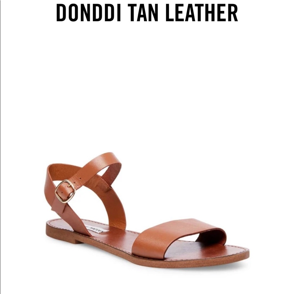 Steve Madden brown leather sandals size 7